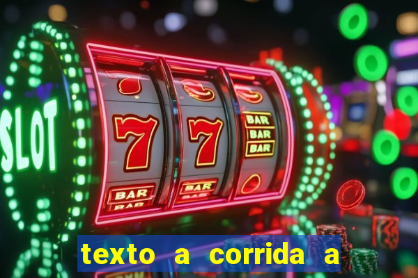 texto a corrida a lagarta lili